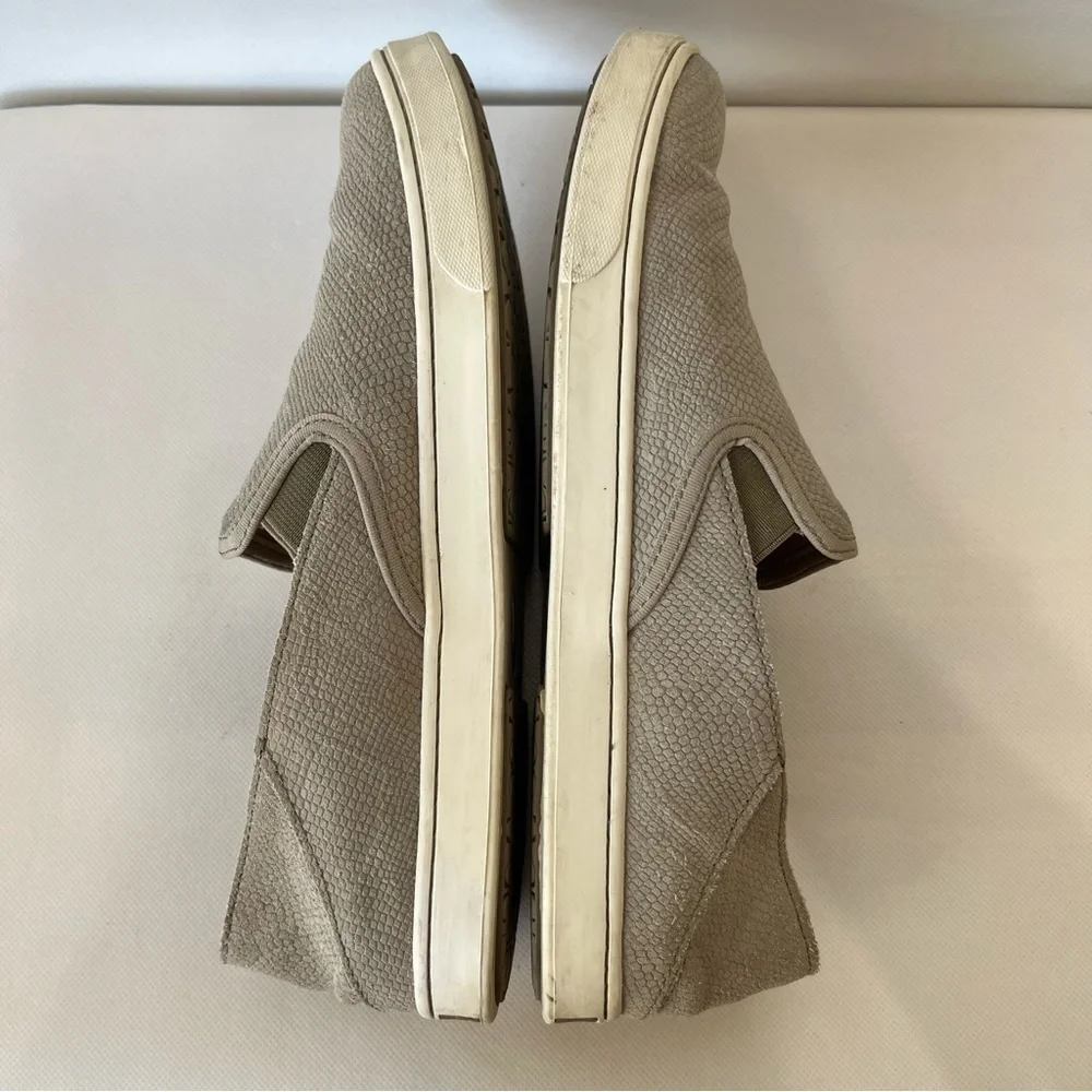 Olukai Pehuea Leather Snake Slip On Shoes 20329-LH10